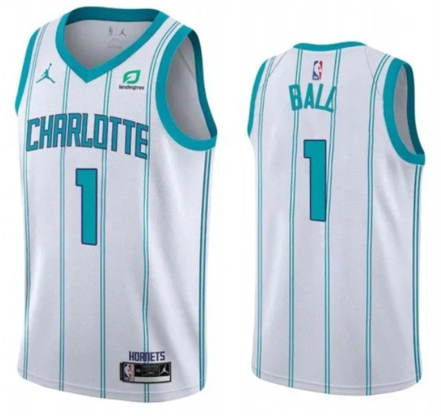 Youth Charlotte Hornets #1 LaMelo Ball White Stitched Basketball Jersey